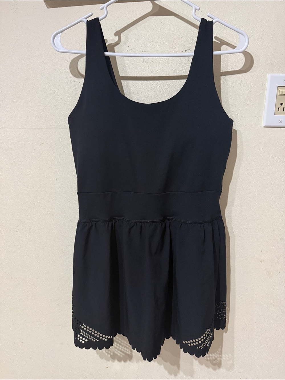 Yogalicious Lux Lightstream Twilight Romper Active Dress in Black
